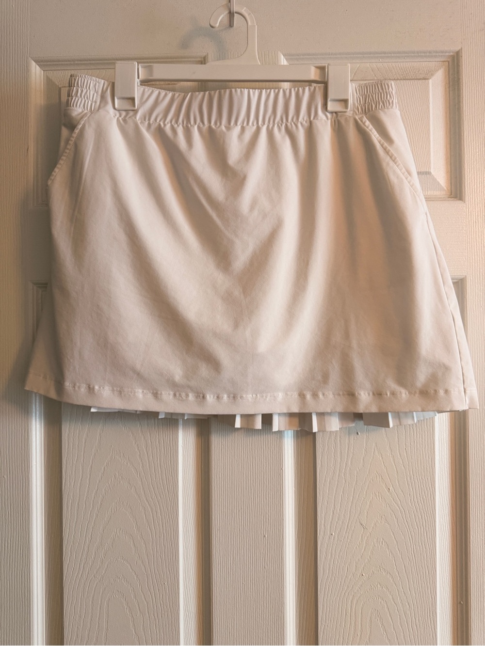 Calia by Carrie Underwood White Athletic Skort with Built-In Liner